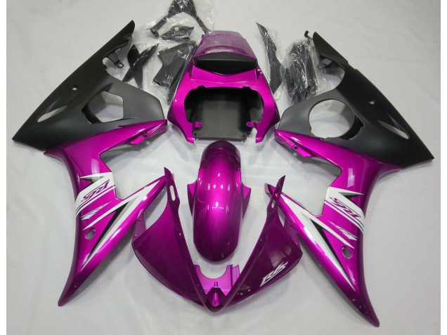 Rose Brillant & Blanc 03-04 Yamaha R6 Carénage