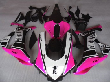 Rose Brillant & Blanc 15-19 Yamaha R1 Carénage