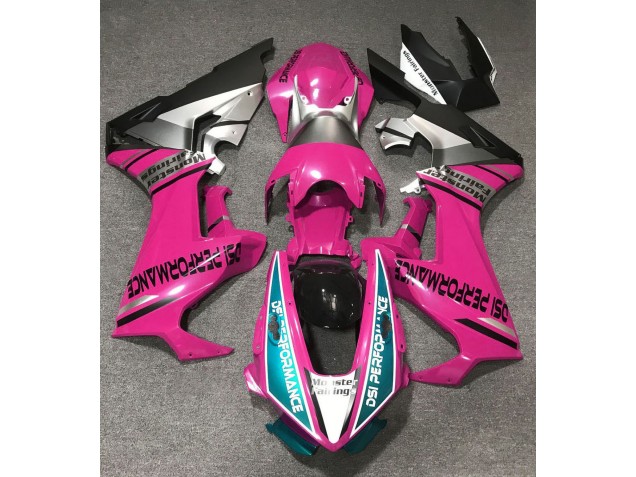 Rose Brillant & Bleu Clair 17-23 Honda CBR1000RR Carénage Rose Brillant & Bleu Clair 17-23 Honda CBR1000RR Carénage