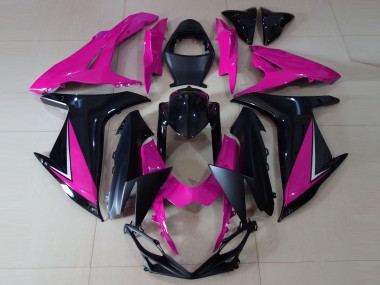 Rose Brillant & Noir 11-24 Suzuki GSXR 600-750 Carénage