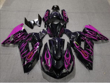 Rose Flamme 06-11 Kawasaki ZX14R Carénage