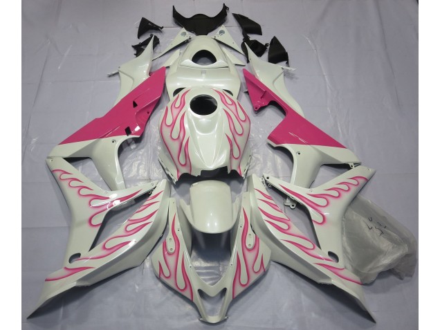 Rose Flamme 07-08 Honda CBR600RR Carénage Rose Flamme 07-08 Honda CBR600RR Carénage