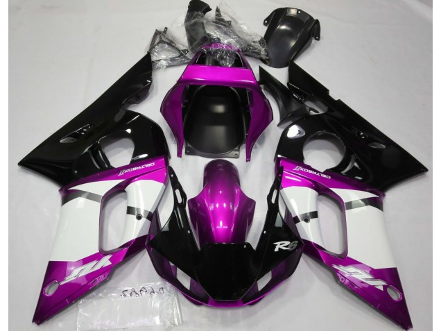 Rose Métallisé 98-02 Yamaha R6 Carénage Rose Métallisé 98-02 Yamaha R6 Carénage