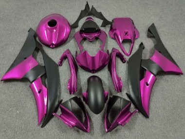 Rose & Noir Mat 08-16 Yamaha R6 Carénage