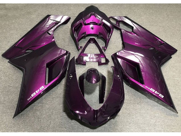 Rose Profond 07-14 Ducati 848 1098 1198 Carénage Rose Profond 07-14 Ducati 848 1098 1198 Carénage