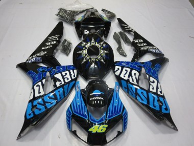 Rossi Bleu Brillant 06-07 Honda CBR1000RR Carénage