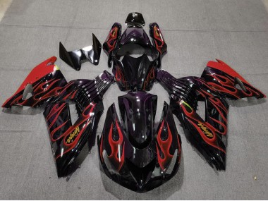 Rosso Fiamma 06-11 Kawasaki ZX14R Carénage