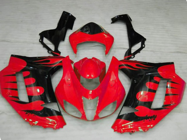 Rosso Fiamma 07-08 Kawasaki ZX6R Carénage Rosso Fiamma 07-08 Kawasaki ZX6R Carénage