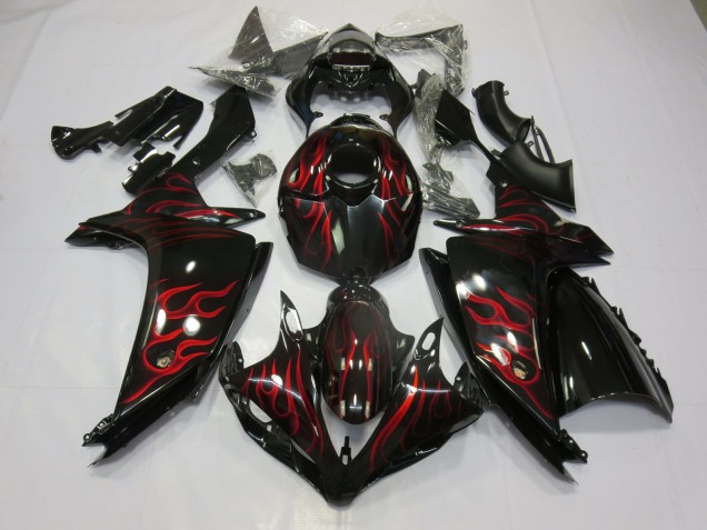 Rosso Fiamma 07-08 Yamaha R1 Carénage Rosso Fiamma 07-08 Yamaha R1 Carénage