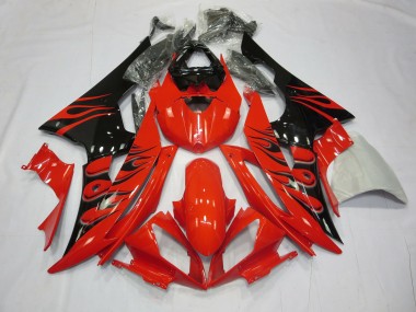 Rosso Fiamma 08-16 Yamaha R6 Carénage