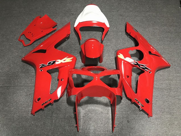 Rouge 636 03-04 Kawasaki ZX6R Carénage