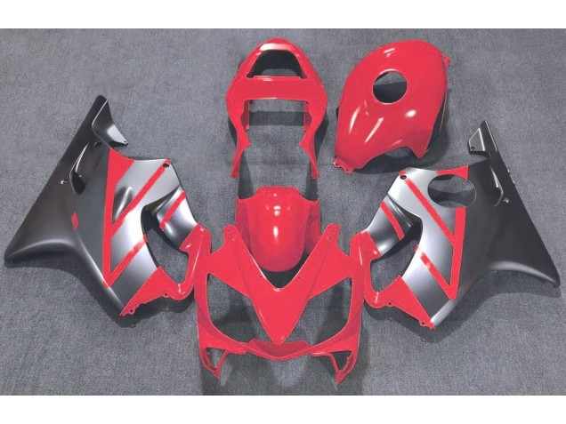 Rouge & Argent Mat 01-03 Honda CBR600 F4i Carénage Rouge & Argent Mat 01-03 Honda CBR600 F4i Carénage