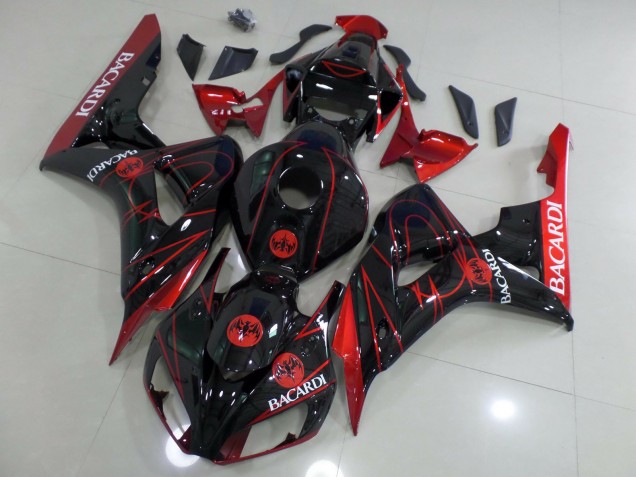 Rouge Bacardi 06-07 Honda CBR1000RR Carénage Rouge Bacardi 06-07 Honda CBR1000RR Carénage