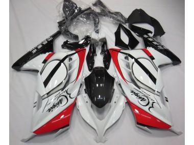 Rouge & Blanc 13-18 Kawasaki Ninja 300 Carénage