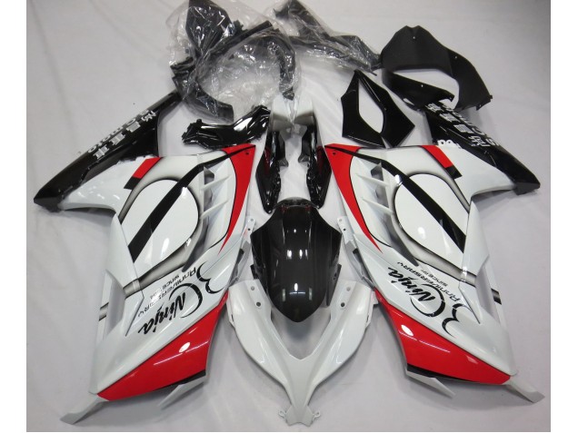 Rouge & Blanc 13-18 Kawasaki Ninja 300 Carénage Rouge & Blanc 13-18 Kawasaki Ninja 300 Carénage