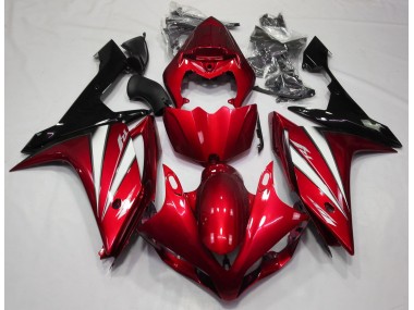 Rouge Blanc & Noir 07-08 Yamaha R1 Carénage