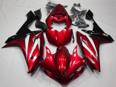 Rouge Blanc & Noir 07-08 Yamaha R1 Carénage