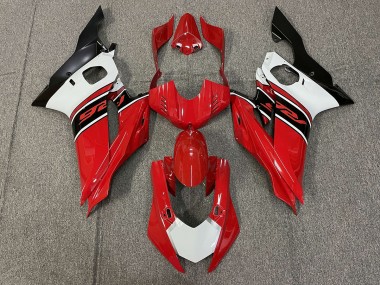 Rouge Blanc & Noir 17-21 Yamaha R6 Carénage