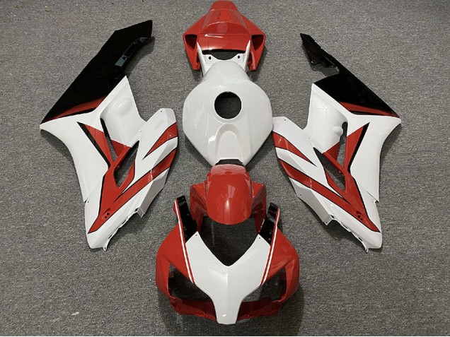 Rouge Blanc & Noir Brillant 04-05 Honda CBR1000RR Carénage Rouge Blanc & Noir Brillant 04-05 Honda CBR1000RR Carénage