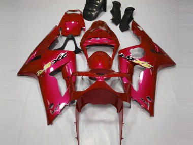 Rouge Bonbon 03-04 Kawasaki ZX6R Carénage