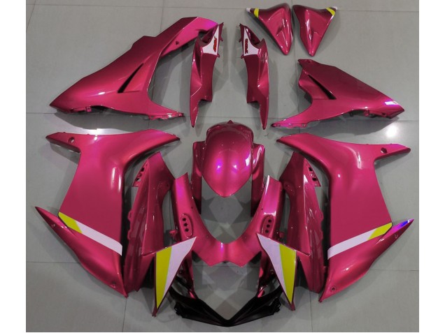 Rouge Bonbon Brillant 11-24 Suzuki GSXR 600-750 Carénage Rouge Bonbon Brillant 11-24 Suzuki GSXR 600-750 Carénage