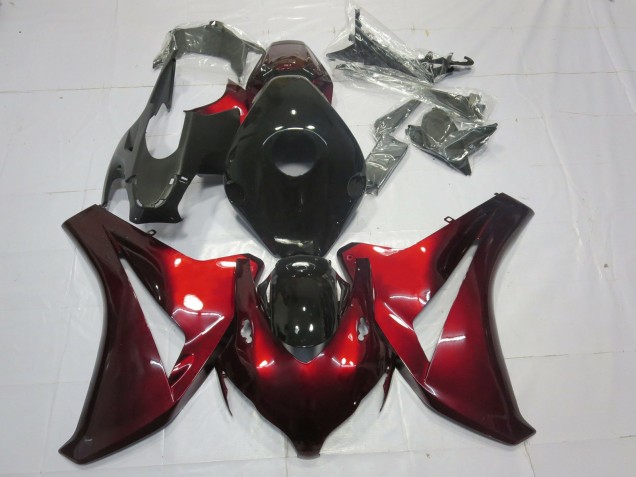 Rouge Bonbon & Noir 08-11 Honda CBR1000RR Carénage Rouge Bonbon & Noir 08-11 Honda CBR1000RR Carénage