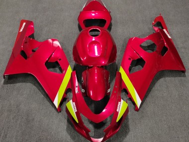 Rouge Brillant 04-05 Suzuki GSXR 600-750 Carénage