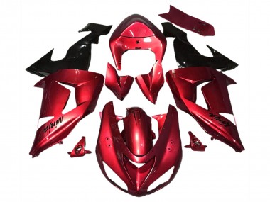 Rouge Brillant 06-07 Kawasaki ZX10R Carénage