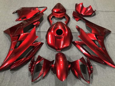 Rouge Brillant 06-07 Yamaha R6 Carénage