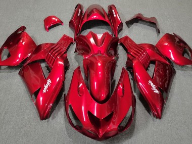 Rouge Brillant 06-11 Kawasaki ZX14R Carénage