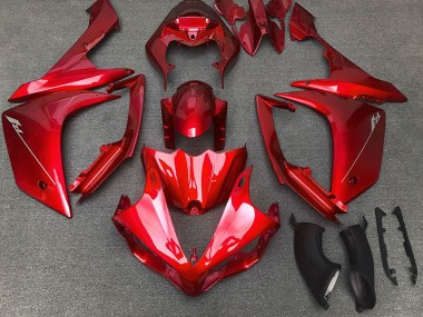 Rouge Brillant 07-08 Yamaha R1 Carénage