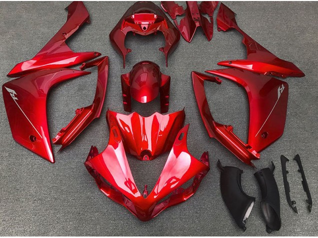 Rouge Brillant 07-08 Yamaha R1 Carénage Rouge Brillant 07-08 Yamaha R1 Carénage