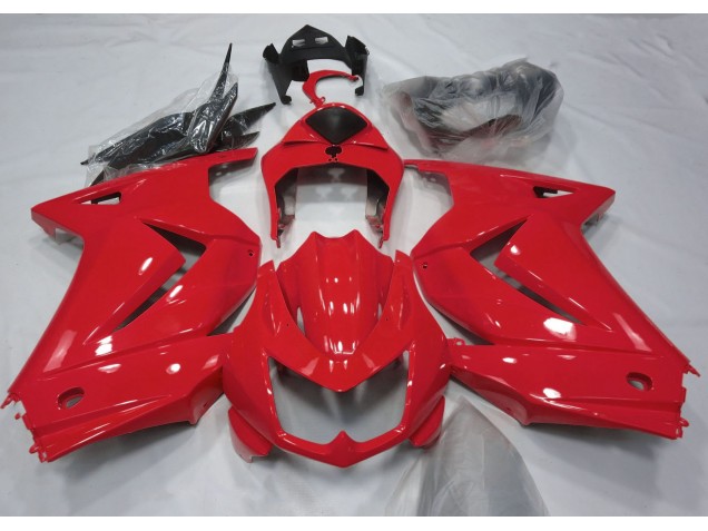 Rouge Brillant 08-12 Kawasaki Ninja 250 Carénage Rouge Brillant 08-12 Kawasaki Ninja 250 Carénage