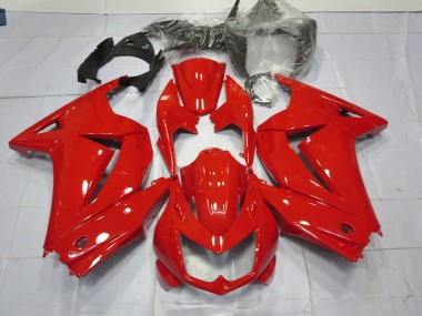 Rouge Brillant 08-12 Kawasaki Ninja 250 Carénage