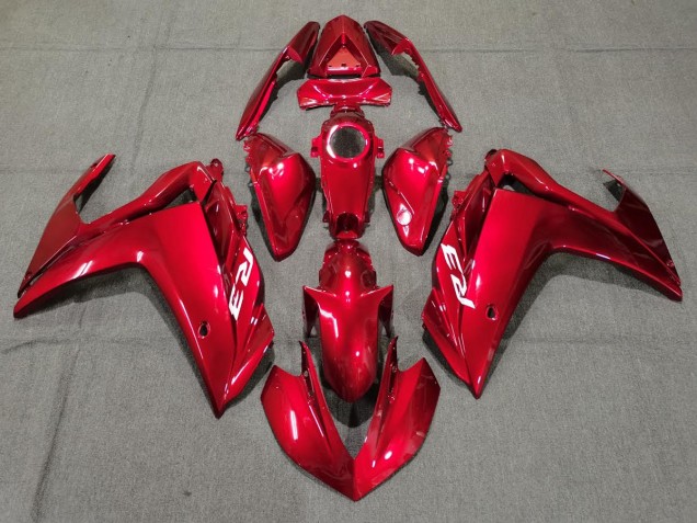 Rouge Brillant 15-18 Yamaha R3 Carénage Rouge Brillant 15-18 Yamaha R3 Carénage