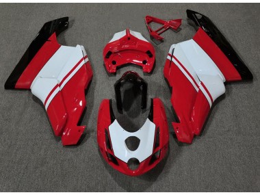 Rouge Brillant & Blanc 03-04 Ducati 749 999 Carénage