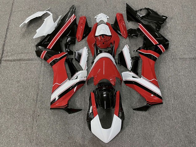 Rouge Brillant Blanc & Noir 17-23 Honda CBR1000RR Carénage Rouge Brillant Blanc & Noir 17-23 Honda CBR1000RR Carénage