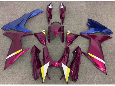 Rouge Brillant & Bleu 11-24 Suzuki GSXR 600-750 Carénage