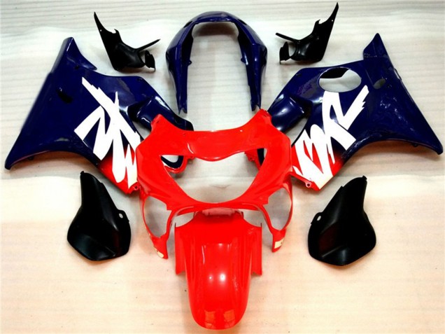 Rouge Brillant & Bleu 99-00 Honda CBR600 F4 Carénage Rouge Brillant & Bleu 99-00 Honda CBR600 F4 Carénage