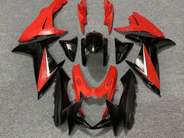 Rouge Brillant & Noir 11-24 Suzuki GSXR 600-750 Carénage