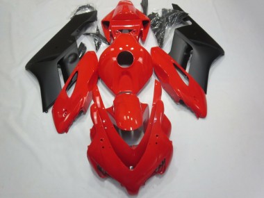 Rouge Brillant & Noir Mat 04-05 Honda CBR1000RR Carénage