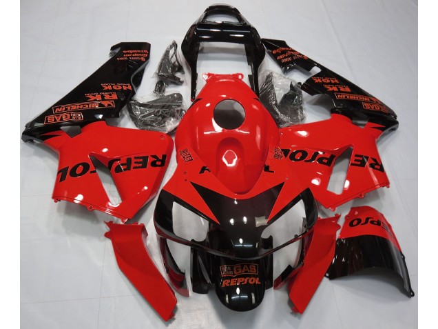 Rouge Brillant Repsol 03-04 Honda CBR600RR Carénage Rouge Brillant Repsol 03-04 Honda CBR600RR Carénage