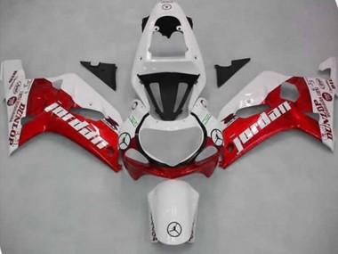 Rouge Jordan 01-03 Suzuki GSXR 600-750 Carénage