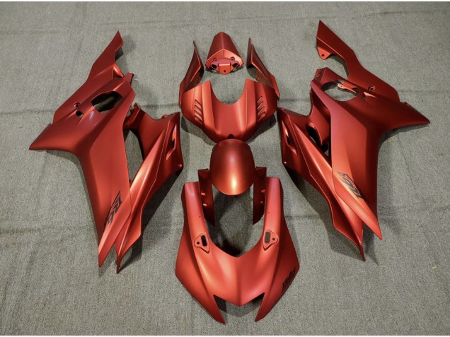 Rouge Mat 17-21 Yamaha R6 Carénage Rouge Mat 17-21 Yamaha R6 Carénage