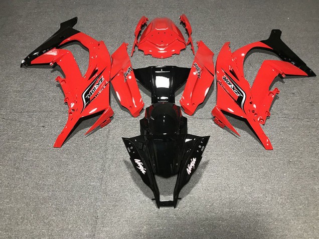 Rouge & Noir 11-15 Kawasaki ZX10R Carénage Rouge & Noir 11-15 Kawasaki ZX10R Carénage