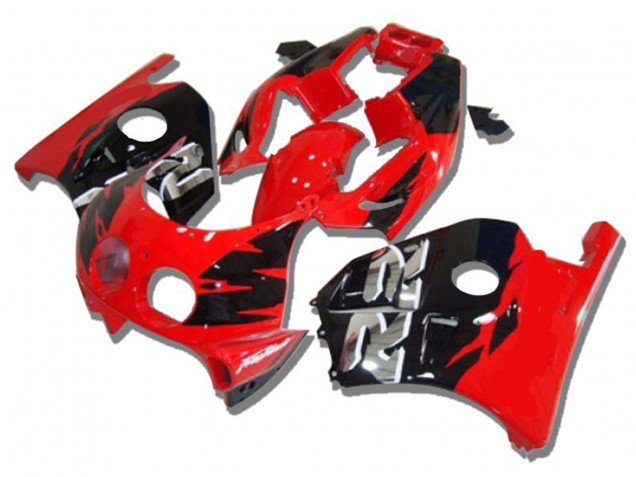 Rouge Noir Argent Rr 90-98 Honda CBR250RR Carénage Rouge Noir Argent Rr 90-98 Honda CBR250RR Carénage