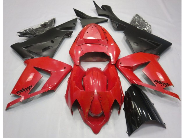 Rouge Perle & Noir 04-05 Kawasaki ZX10R Carénage Rouge Perle & Noir 04-05 Kawasaki ZX10R Carénage