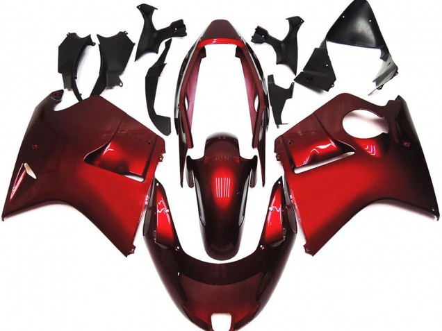 Rouge Profond & Vibrant 96-07 Honda CBR1100XX Carénage Rouge Profond & Vibrant 96-07 Honda CBR1100XX Carénage