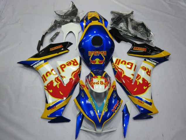Rouge Taureau Jaune 12-16 Honda CBR1000RR Carénage Rouge Taureau Jaune 12-16 Honda CBR1000RR Carénage