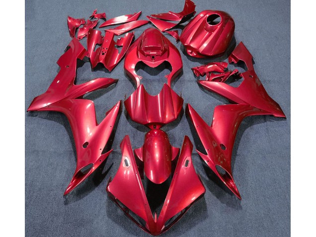 Rouge Uni 04-06 Yamaha R1 Carénage Rouge Uni 04-06 Yamaha R1 Carénage